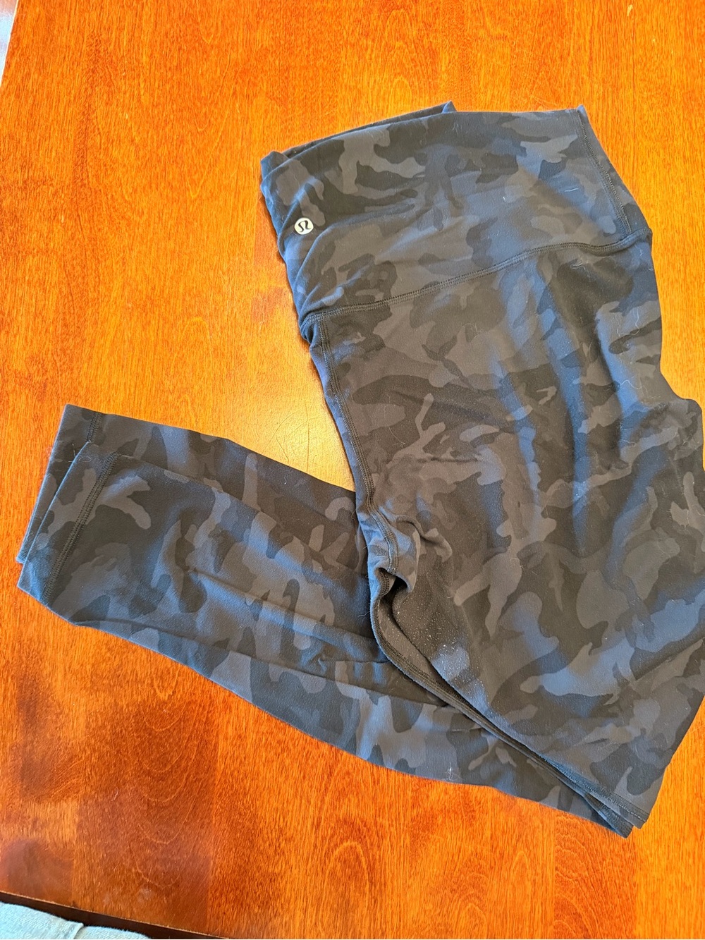lululemon athletica Women's Dark Gray/Camo High-Rise Leggings